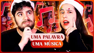 DESAFIO UMA PALAVRA UMA MÚSICA COM MEU NOIVO! Ft Jean Garrau