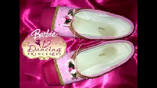 Genevieve's Pointe Shoes TUTORIAL DIY - Barbie in the 12 Dancing Princesses | PrincessButterflySadie