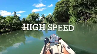 Watersnake T24￼ trolling motor on kayak￼