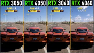 RTX 3050 vs RTX 3060 vs RTX 4050 vs RTX 4060 - Laptop Gaming Test - How Big is the Difference?