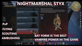 V Rising Nightmarshal Styx The Sunderer How to Use and Unlock Bat Form   PvP - Scouting - Sieging