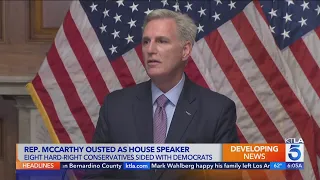 McCarthy loses top House job