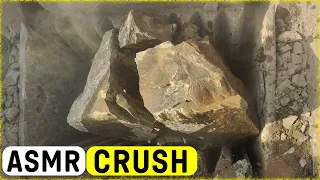 Satisfying JAW CRUSHER in Exclusive Action⛏️🪨⚒️ ASMR Rock Crusher in action | Silent Processing 2024