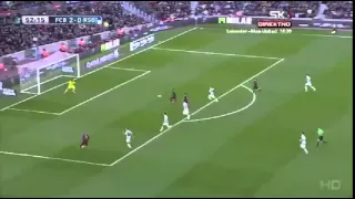 Neymar Second Goal - Barcelona vs Real Sociedad 3-0 (La Liga) 28-11-2015 -