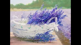 Лаванда в корзине  Lavender Vugar Mamedov