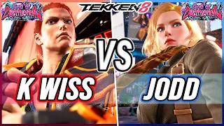 T8 🔥 K-Wiss (Hwoarang) vs Jodd (Nina) 🔥 Tekken 8