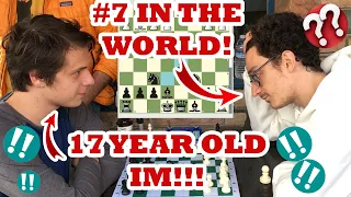 17 Year Old Ruthless Russian IM STUNS GM Fabiano Caruana! IM Ruthless Robert vs GM Fabiano Caruana