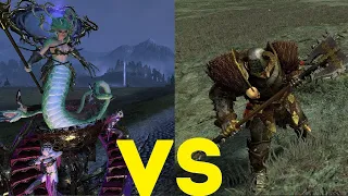 Кровавое святилище vs Воины Хаоса (тяжелое оружие): Total War Warhammer 2. тесты юнитов v1.8.2.