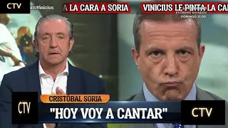 VINICIUS LE PINTA LA CARA A CRISTÓBAL SORIA: "HOY VOY A CANTAR" REAL MADRID 3-1 LIVERPOOL