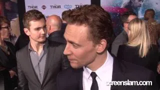 Thor: The Dark World: Tom Hiddleston Exclusive Premiere Interview | ScreenSlam