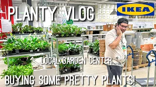 Planty Vlog! Plant Shopping at IKEA & Local Garden Center!