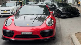 Supercars Rolling on the streets of BANGALORE 🇮🇳 | INDIA | FERRARI’s | LAMBORGHINI’s | PORSCHE’s..