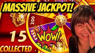 OMG! MASSIVE JACKPOT! 15 GOLD BUFFALO HEADS!