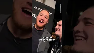 Fan asked Justin Gaethje to greet Dagestan fans