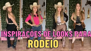 INSPIRAÇÕES DE LOOKS COUNTRY PARA RODEIO  Para quando vc não sabe o que vestir *BARRETOS*