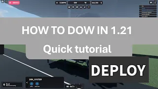 How to DOW 1.21 (Twisted)