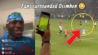 Victor Osimhen live video after Napoli win Scudetto