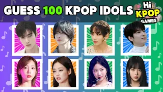 GUESS 100 KPOP IDOLS 🎶🧒🏻👩🏻 Most Popular Idols | Kpop Quiz 2024