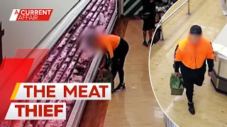 The supermarket meat bandit who's allegedly struck 27 times | A Current Affair