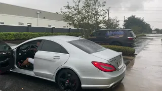 Cls 550 Revs 3 inch downpipes, Weistec tune