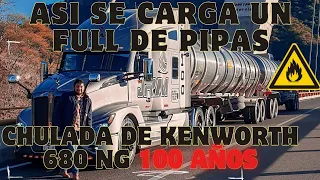 FUIMOS A CARGAR UN FULL DE PIPAS A UNA PLANTA / KENWORTH T680 NEXT GEN 100 AÑOS  JRM - #truck