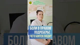 Боли в правом подреберье  - чего именно боятся люди? Врач терапевт к.м.н.  Д.К.Гадиева