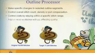 Outline Processor - Tajima DG/ML by Pulse Embroidery Software