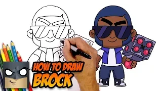 How to Draw Brawl Stars | Brock | Step-by-Step