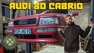 Bestandsaufnahme & erste Reparaturen beim Audi 80 Cabrio