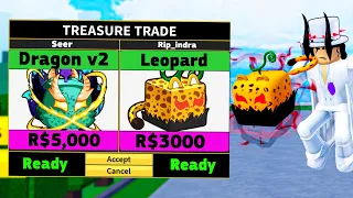 Trading Mythical & Legendary Fruits For 543 Hours! (Blox Fruits)