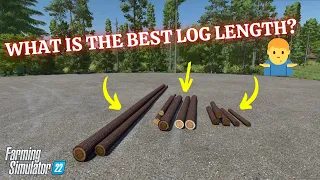 WHAT IS THE BEST LOG LENGTH? | Farming Simulator 22 | PS5 | FS22