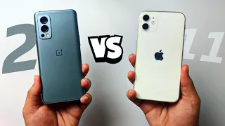 OnePlus Nord 2 vs iPhone 11 😲 | Camera/Speedtest/Ram Management 🔥