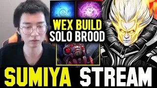 SUMIYA Wex Build Invoker vs Broodmother | Sumiya Invoker Stream Moment #440