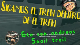 Gta San andreas. Mision!! Snail trail. Al estilo speed run!!