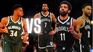 Giannis DOMINATES Kevin Durant, Kyrie & Ben Simmons | Bucks vs Brooklyn Nets Highlights & Reactions