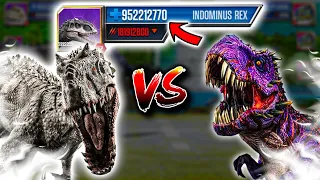 INDOMINUS REX vs OMEGA 09 LEVEL 999 | Jurassic World: The Game