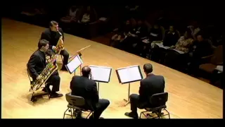 habanera saxophone quartet play bach