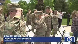 VIDEO: Parades, ceremonies to honor servicemen, servicewomen