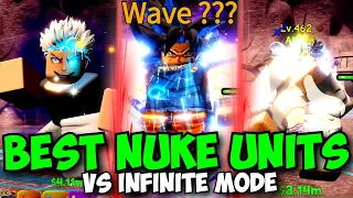 Best Nuke Units Vs Infinite Mode (INSANE 13T+ SOLO DAMAGE FARM) | ASTD Challenge