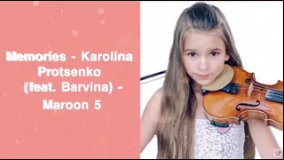 Memories-Karolina protsenko(feat.Barvina)-Maroon5