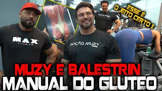 MUZY E BALESTRIN PASSARAM O MANUAL DO TREINO DE GLUTEOS !!!