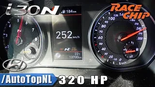 320HP Hyundai i30N RaceChip 0-252km/h ACCELERATION & TOP SPEED by AutoTopNL