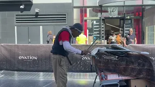 Crazy Homeless Person in Hollywood