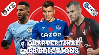 FA CUP QUARTER FINAL PREDICTIONS