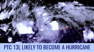 PTC 13L likely to become a hurricane near Central America - Tropical Weather Bulletin