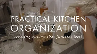 Kitchen Declutter, Organization, and TOUR: Functional Storage Ideas for Small Kitchens