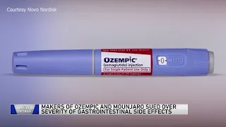 Ozempic, Mounjaro manufacturers sued over risk of stomach paralysis