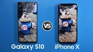 Samsung Galaxy S10 vs iPhone X Camera Test Comparison!