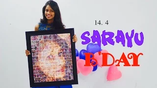 SARAYU BIRTHDAY SURPRISE |GF BF song | BEST BDAY CELEBRATION