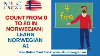 Learn Norwegian | How to Count 0-20 in Norwegian  | Å telle fra 0 til 20 på norsk | Episode 163 | A1